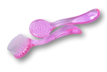 Nagelbürste rosa - runder Kopf