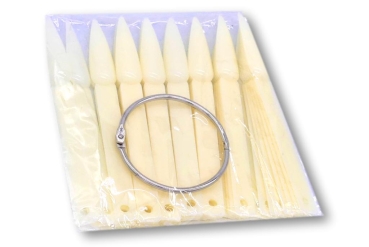 Präsentationsfächer Stiletto mit Ring