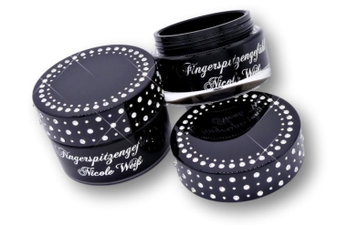 100 ml-Leertiegel mit Glitzersteinen