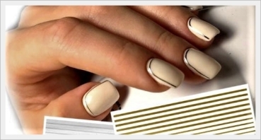 Preview: Metallic-Stripes silber