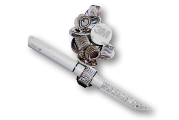 Pinsel- und Zubehörhalter silber "flexibel" - einfach