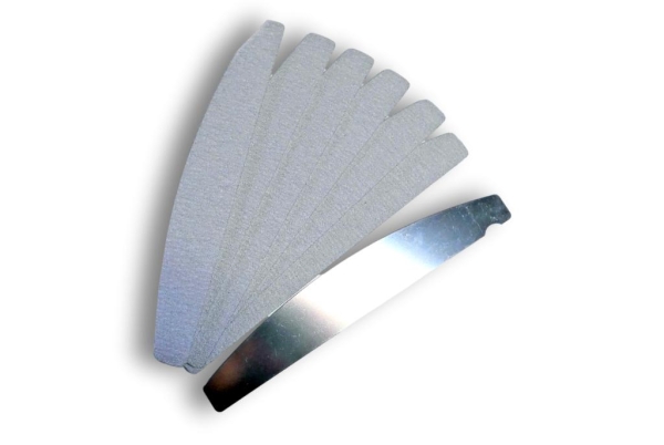 Feilblatt "Halbmond" - Grit 100 - 50er-Pack