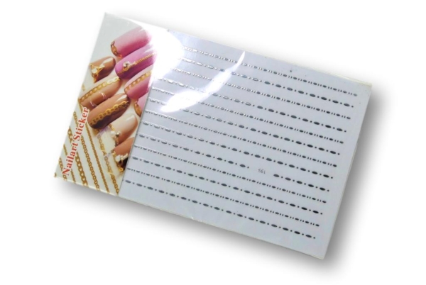 Metallic-Sticker 195 - silber