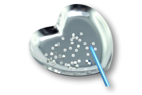 Strass-Schälchen "Herz"