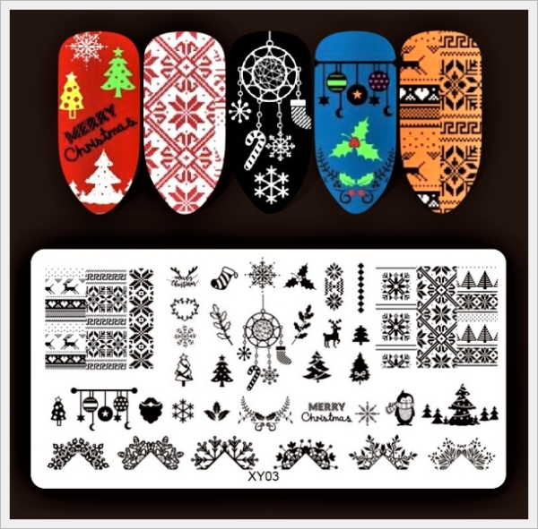 X-Mas Stempelplatte 03