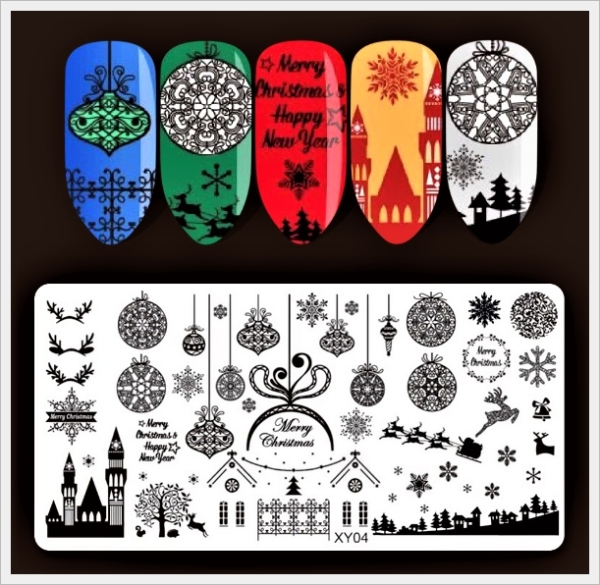 X-Mas Stempelplatte 04