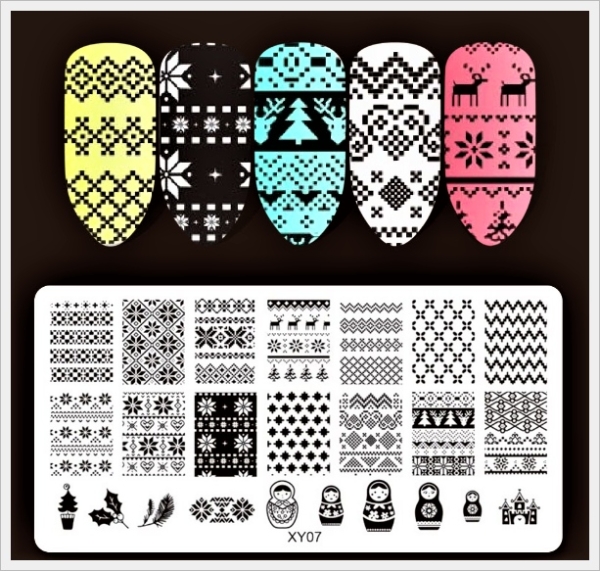 X-Mas Stempelplatte 07