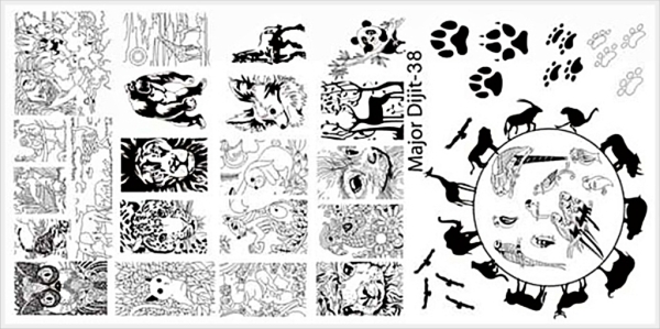 Major Dijit-Plate - 38